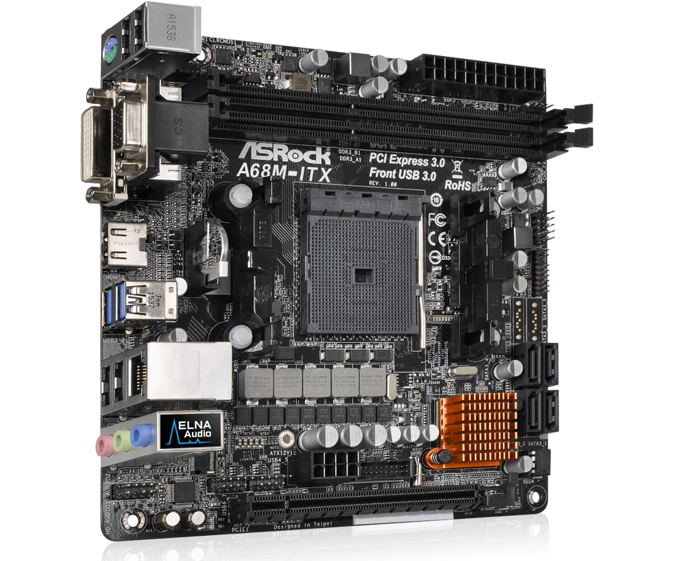 ASROCK A68M Mini-ITX Motherboard A68M-ITX Socket FM2 AMD A68H DDR3