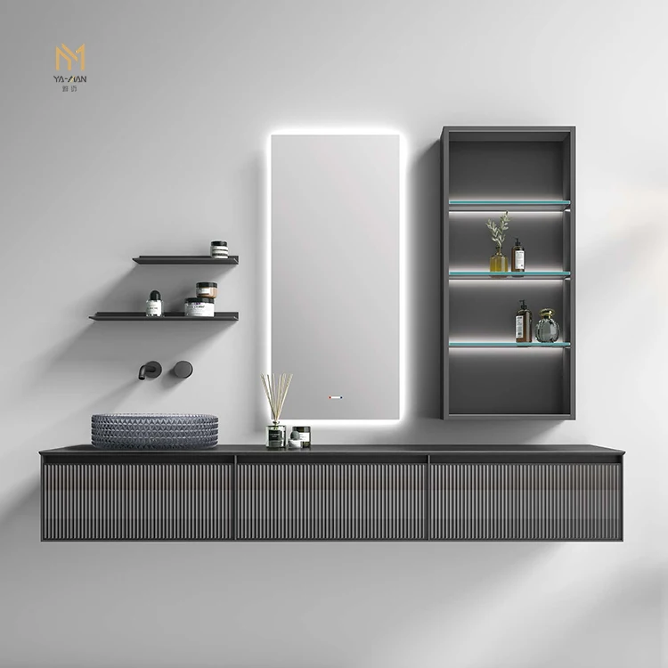 Luxury Vanity Bathroom Furniture Modern Double Sink Vanity Set