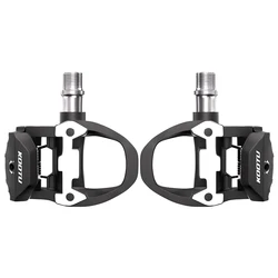 Clip - On Road Bicycle Automatic Locking Pedals - 1 Pair (Black)