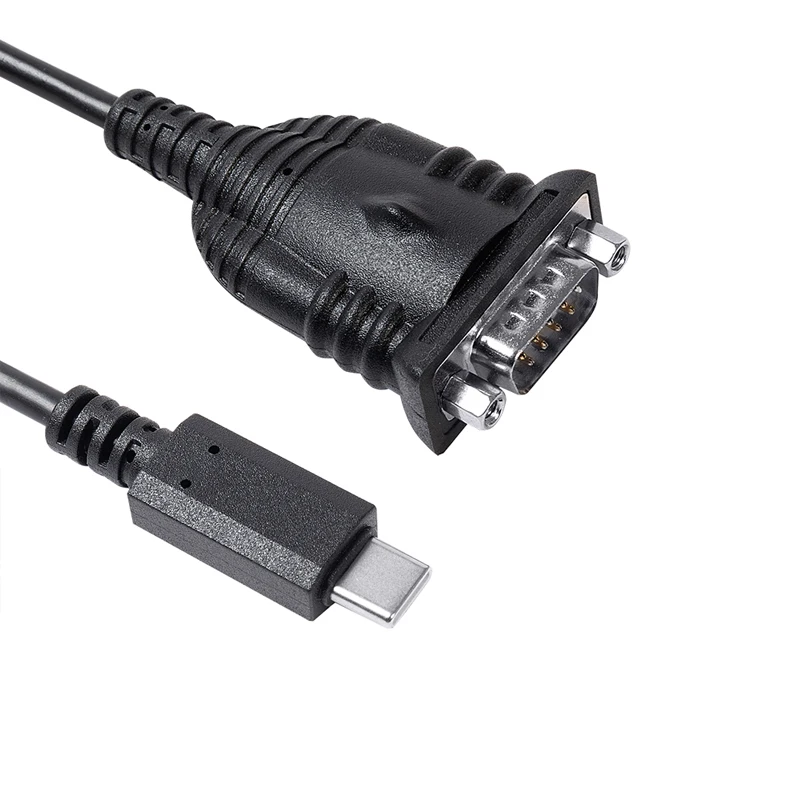 다양한 USB 타입 A USB-C - DB9 남성 RS232 시리얼 컨버터 어댑터 케이블 전체 핀아웃 지원 Windows 7 8 10 11 XP 안드로이드 Mac