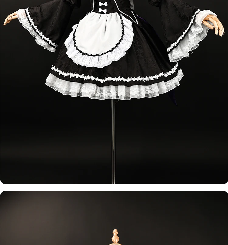 Re:Zero Rem Maid Uniform Cosplay Costume