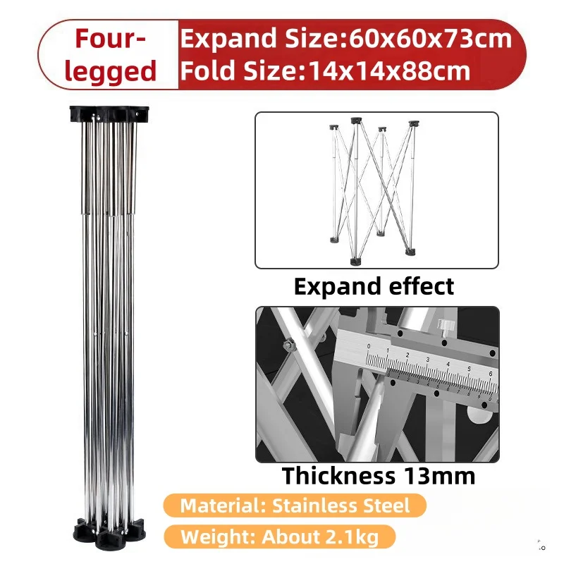 Foldable spider foot support workbench, portable work saw frame, folding table, multi-functional telescopic workbench sofa legs
