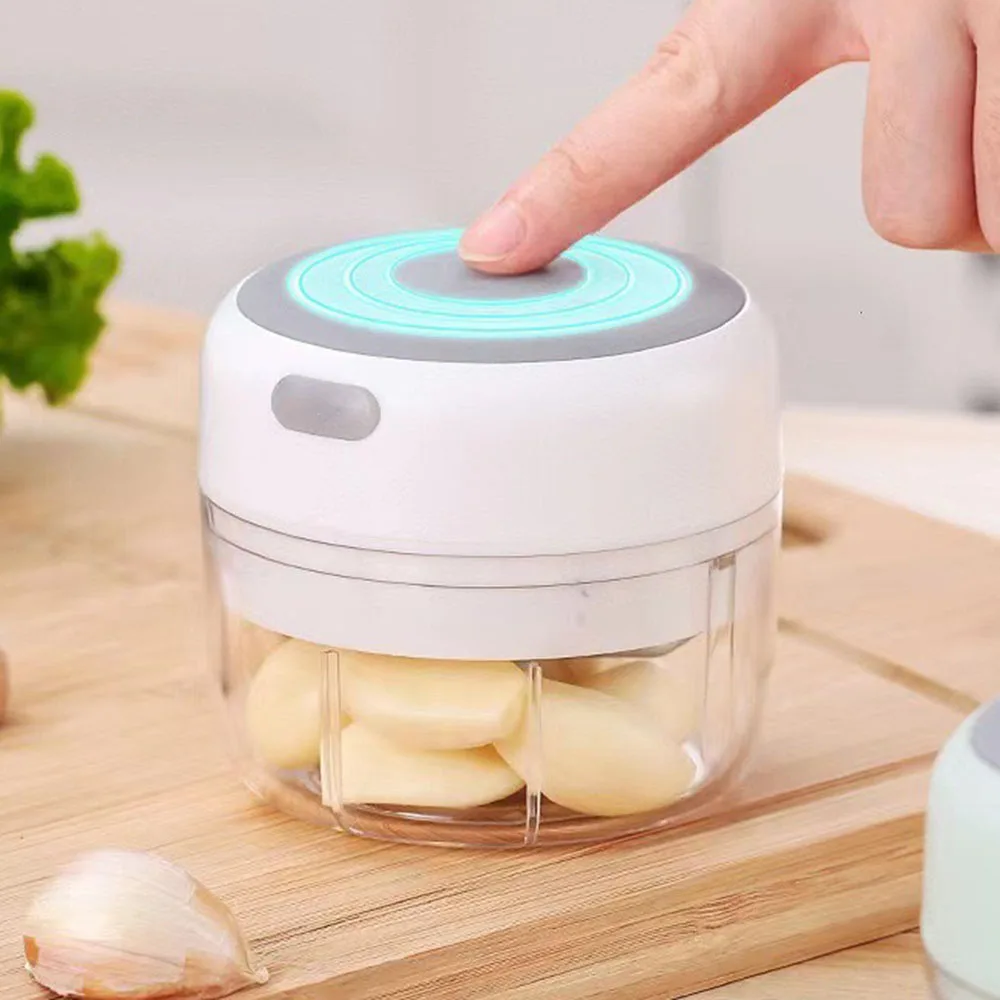 

100ML/250ML Wireless Garlic Pounder Rechargeable Portable Food Processor For Baby Food Veggie