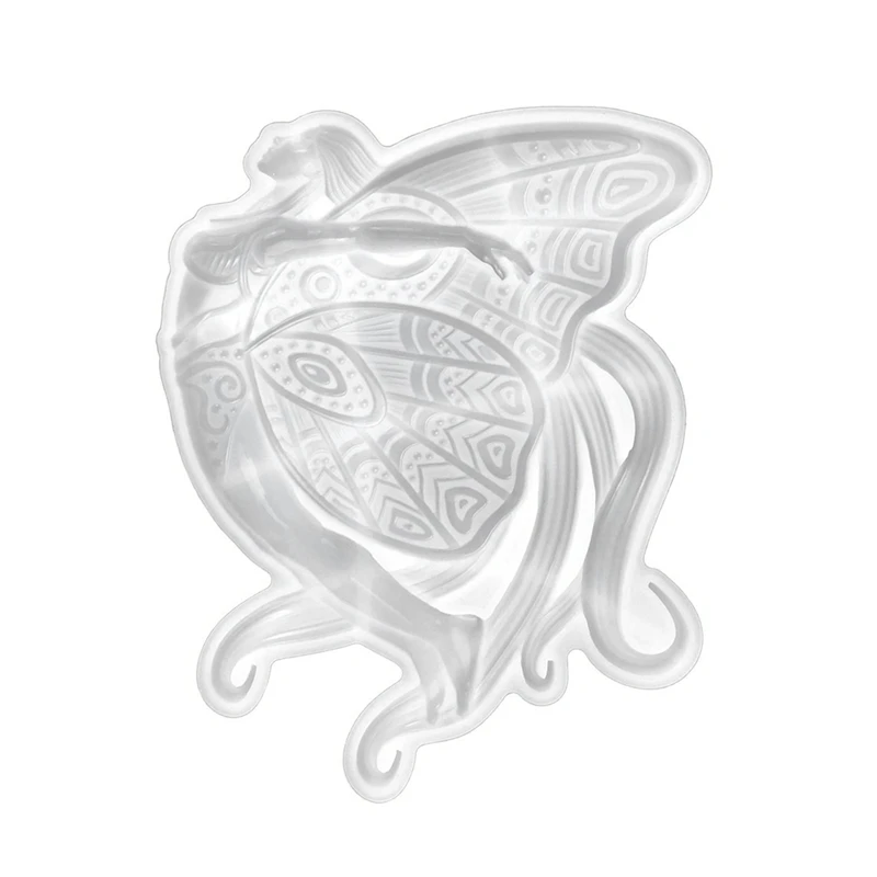 

1 Piece Spirit Girl Ornament Silicone Mould Crystal Resin Epoxy Craft Casting Mold Handmade Home Decoration Crafts Making Tools