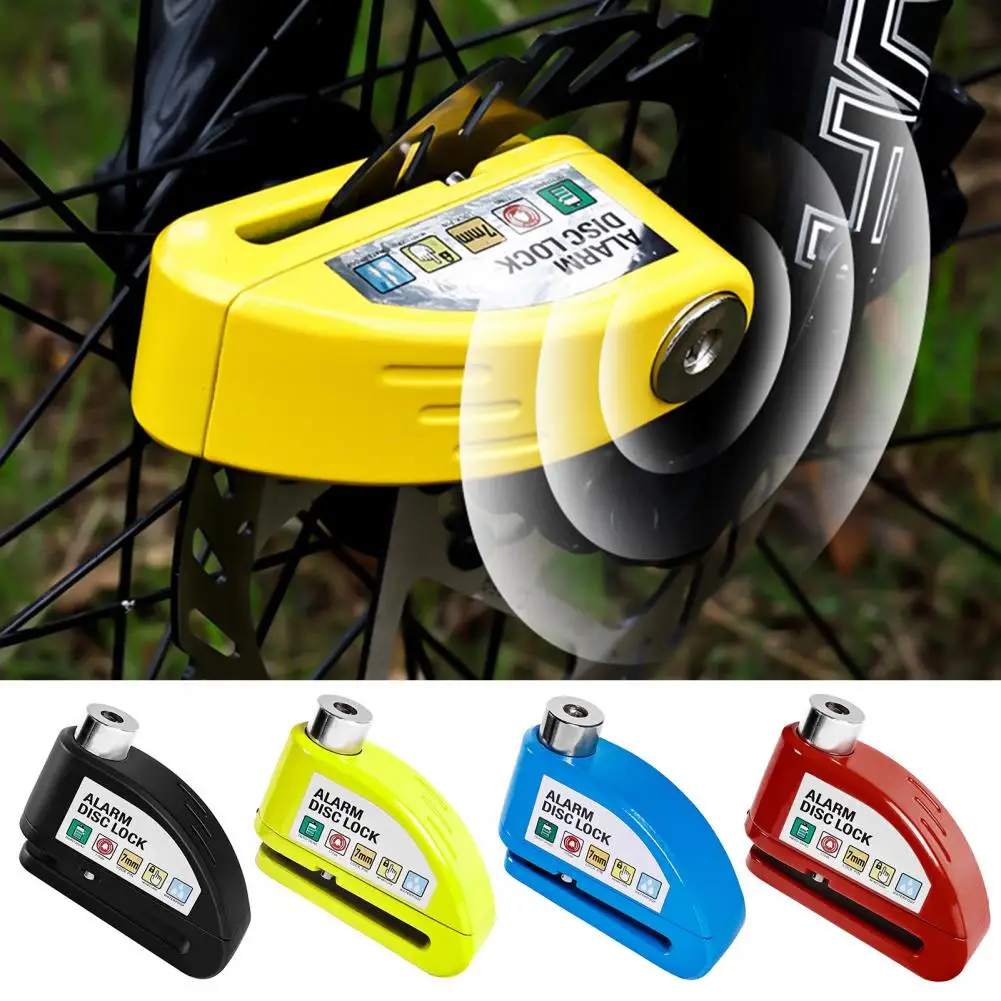 

MTB Bike Security Disc Lock Motorcycle Scooter Wheel Disc Brake Alarm Disc Lock Anti-theft Bike Alarm Lock Bicycle Locks Alarm