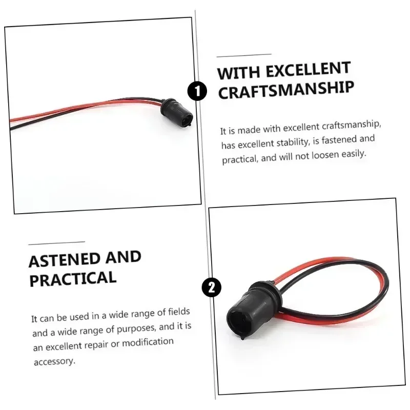 Lot De 2 Douilles T10 Avec Câble - Douille Pré-câblée Pour