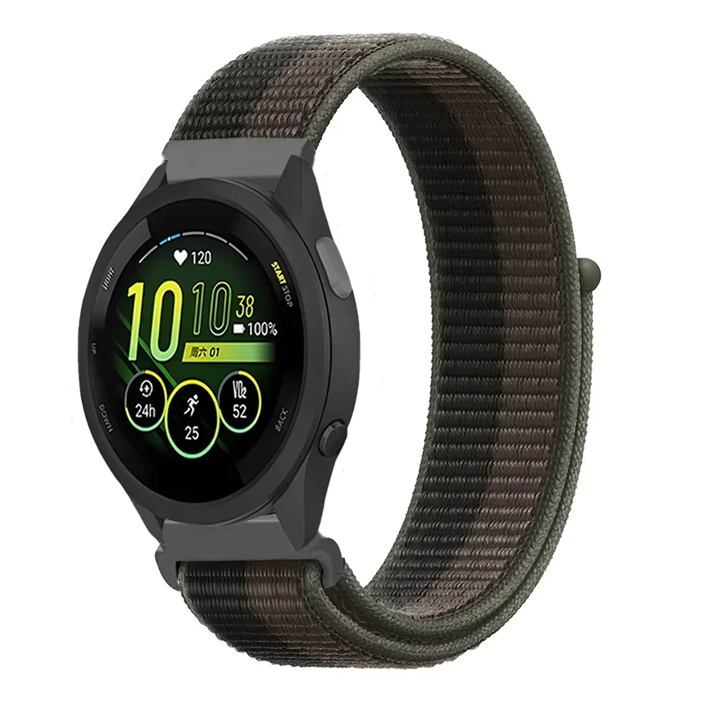 Braided Nylon Wristband - 20mm & 22mm Adjustable Strap in Multiple Colors