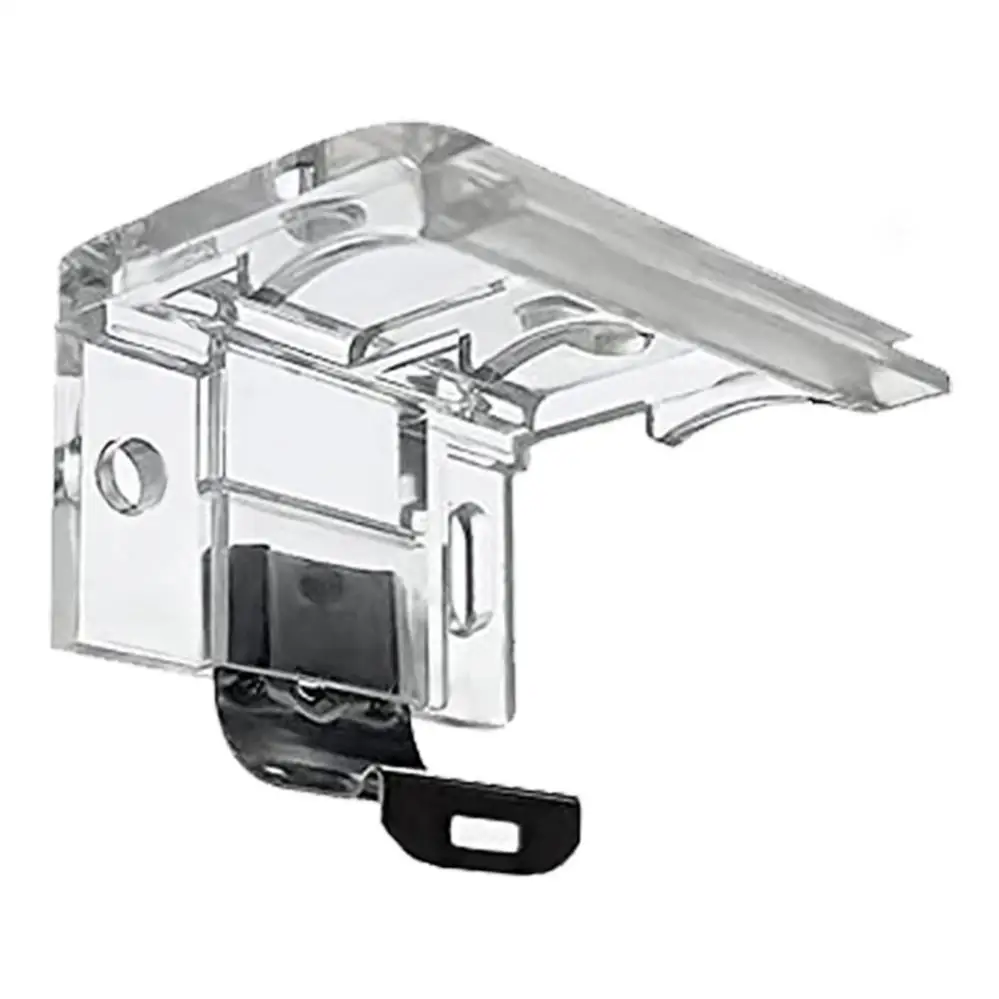 25mm PVC Transparent Concealed Mounting Bracket for Cordless Honeycomb / Pleated Curtains with Metal Clips