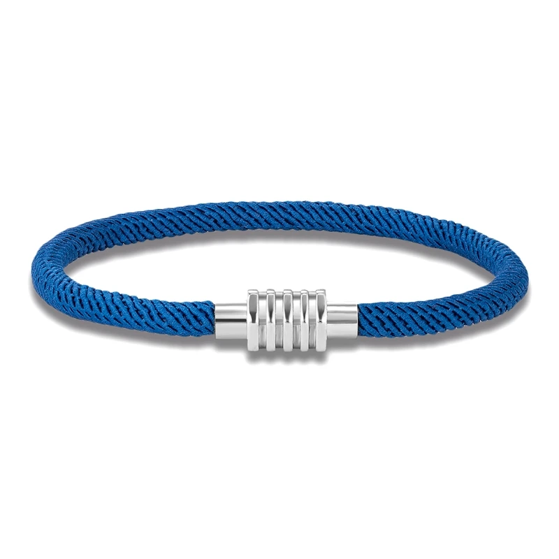 MKENDN Männer Frauen Edelstahl Magnetschnalle 100 % wasserdicht Schnur Seil Wickelarmband Unisex handgefertigtes Surfer Strand Armband – Detail 8