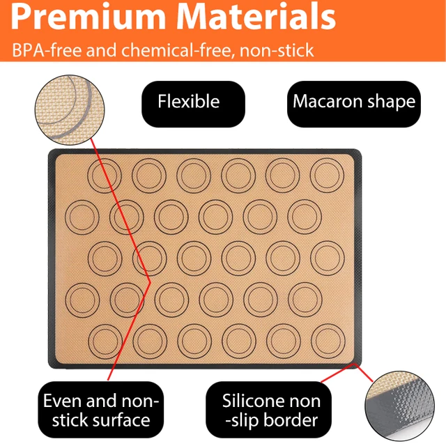 Reusable Nonstick Silicone Baking Mat 5