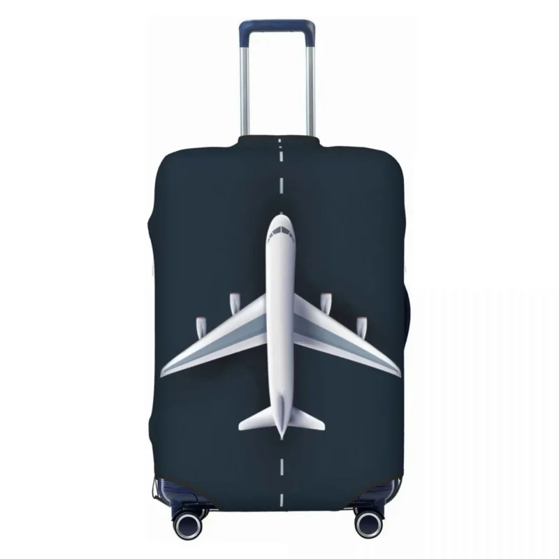 

Custom Aviation Airplane Luggage Cover Protector Fashion Pilot Air Fighter Travel Suitcase Protective Cover for 18-32 Inch