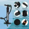 11FT/11.5FT Inflatable Stand Up Paddle Board for Adults & Youth, Wide Stable Non-Slip EVA Deck SUP with Paddle, Hand Pump & Carry Bag, All-Skill Level Paddle Board for Water Sports