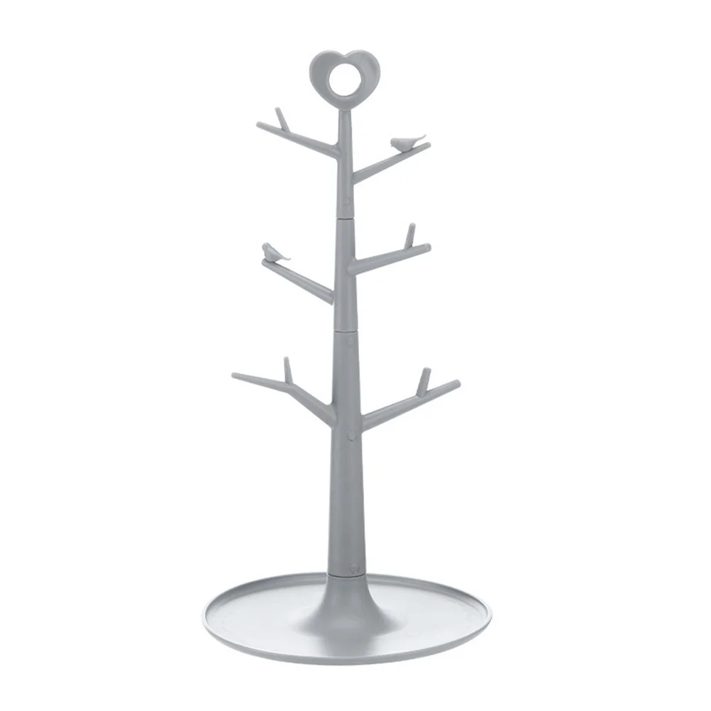 

Mug Tree Tea Cup Storage Rack Coffee Holder Tree Drying Organizer Tea Drainer Storage Kitchen Display Countertop Hanger Dryer