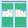 Tuya Smart Life WiFi Energy Meter 120A Bidirectional 2 Channel with Clamp App Monitor Solar Export and Import Power AC110V/240V 3
