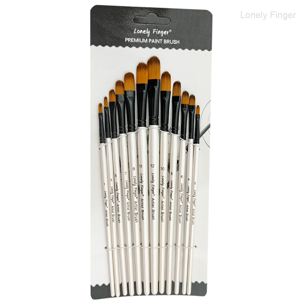 12 White Filbert
