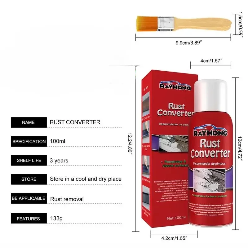 100ML Car Anti-rust Chassis Rust Remover Anti-rust Protection Car Chassis Surface Maintenance Clean Weather-resistant New Model