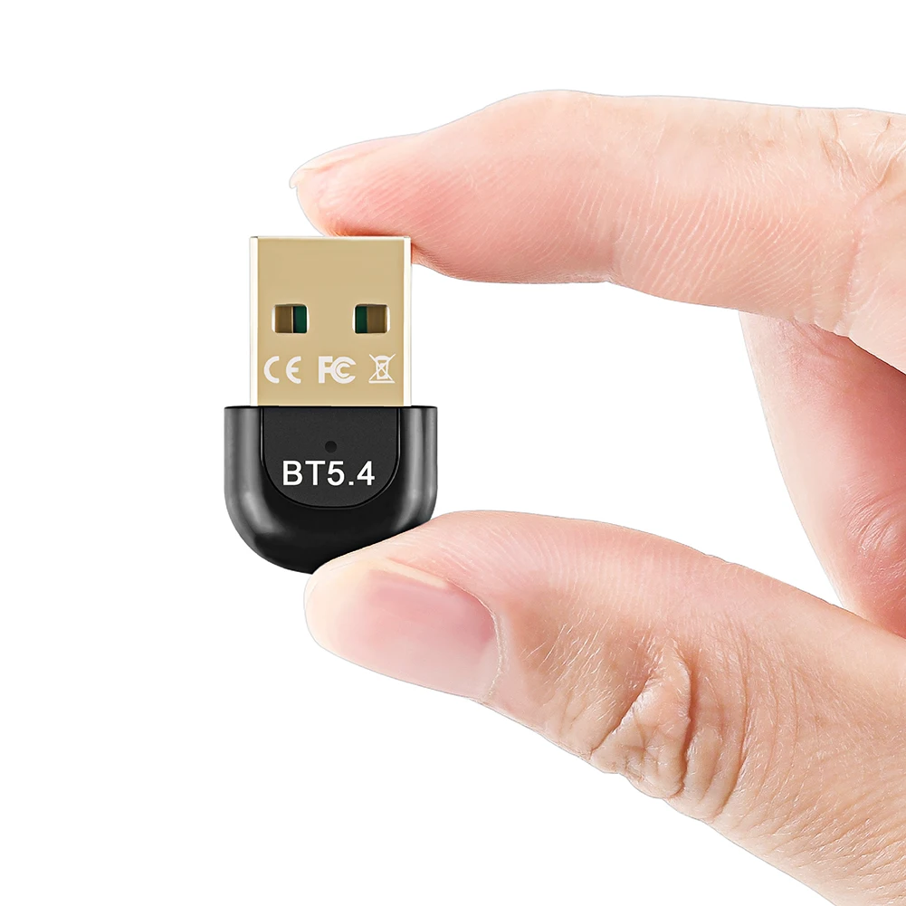 USB 블루투스 호환 5.4 어댑터, 무선 USB 어댑터, 드라이버 프리 USB 동글 어댑터, 플러그 앤 플레이, 컴퓨터 PC 노트북용