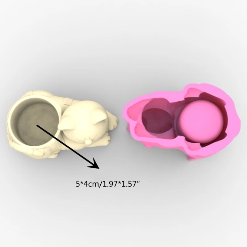 Pen Holder Pot Silicone Mold Epoxy Resin Mold Table Ornament Mold