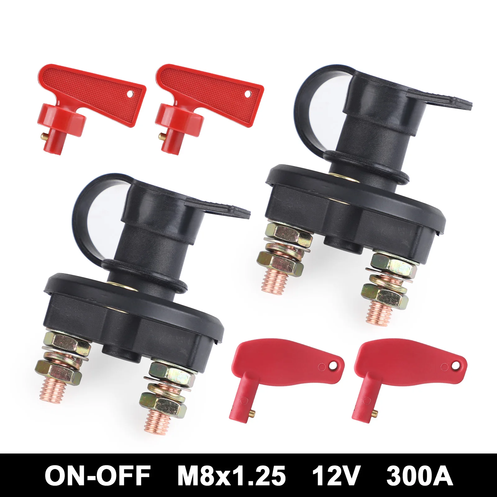 200A Lucas SSB106 Style Car Auto RV Maniglia Fissa Chiave Batteria Kill - Foto 13