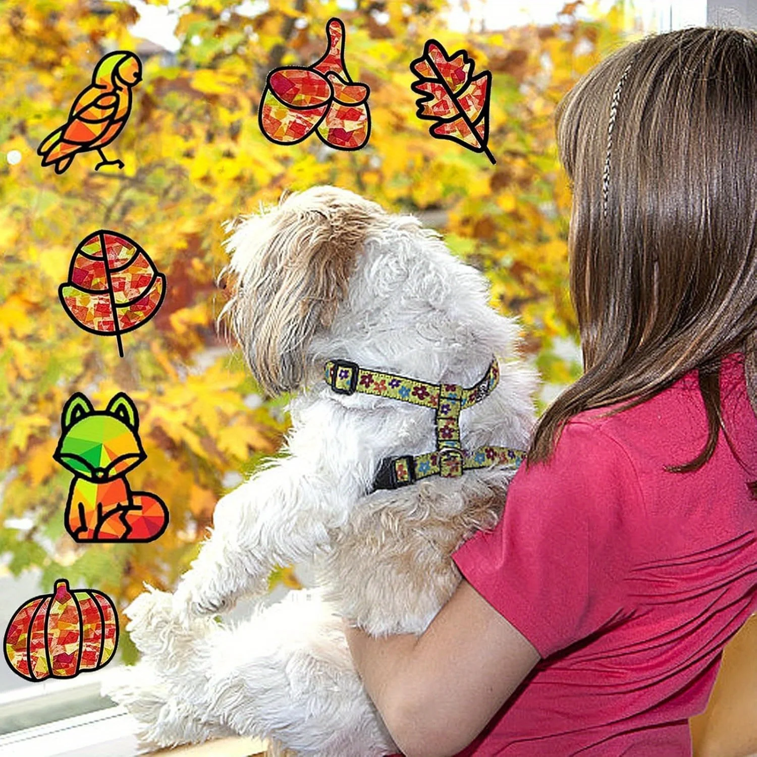 DIY autumn wreath craft kit, autumn decoration supplies, suitable for autumn, Thanksgiving and Christmas creative gifts
