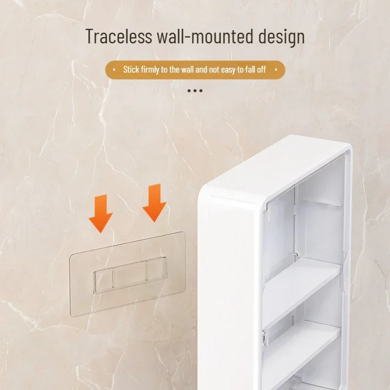 Wall-Mounted Storage Box with Lid Action Figures Toys Magnetic Suction Display Organizer Blind Box Dustproof Storage