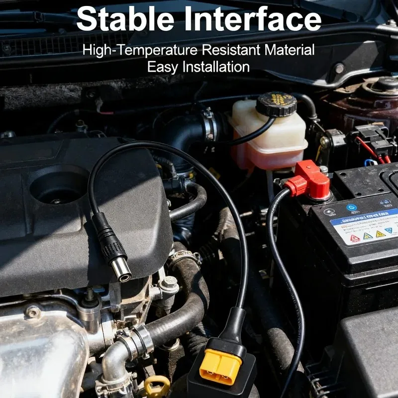 Solar Connection Line XT60 Male/Female Connector To DC5521 18AWG Power Cable Adaptor for Car Battery Charging Adapter Cables