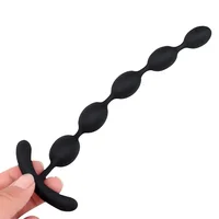 Weiche Silikon Anal Perlen 5-Bälle G-Punkt Spielzeug Anal Plug Masturbator SM Sex Spielzeug für Paar Männer Anal Dilatator Prostata Massage 1