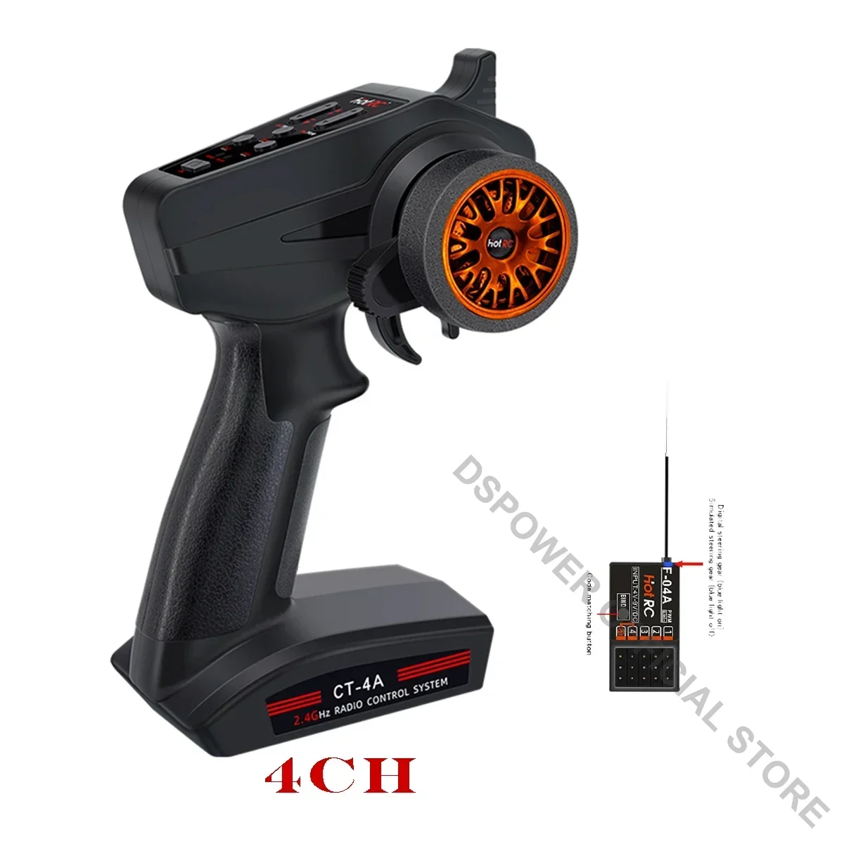 Advanced 4-8 Channel 2.4GHz Radio Transmitter Remote Controller with Receiver