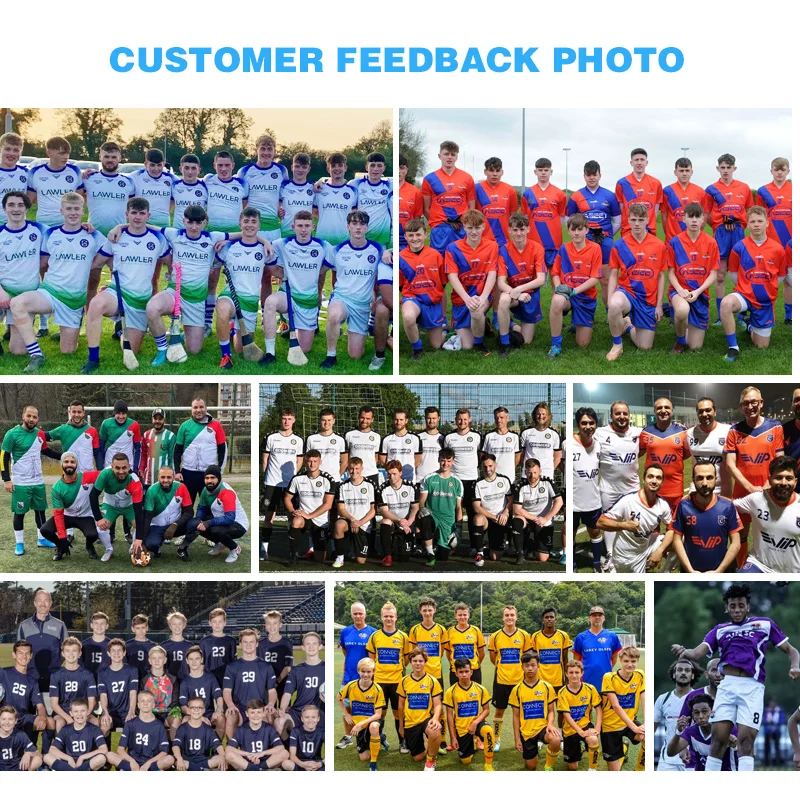 100% Polyester Cheap Soccer Jersey Shirts Breathable Football Jersey Sets With Name Number Quick Dry Soccer Uniform For Men W041