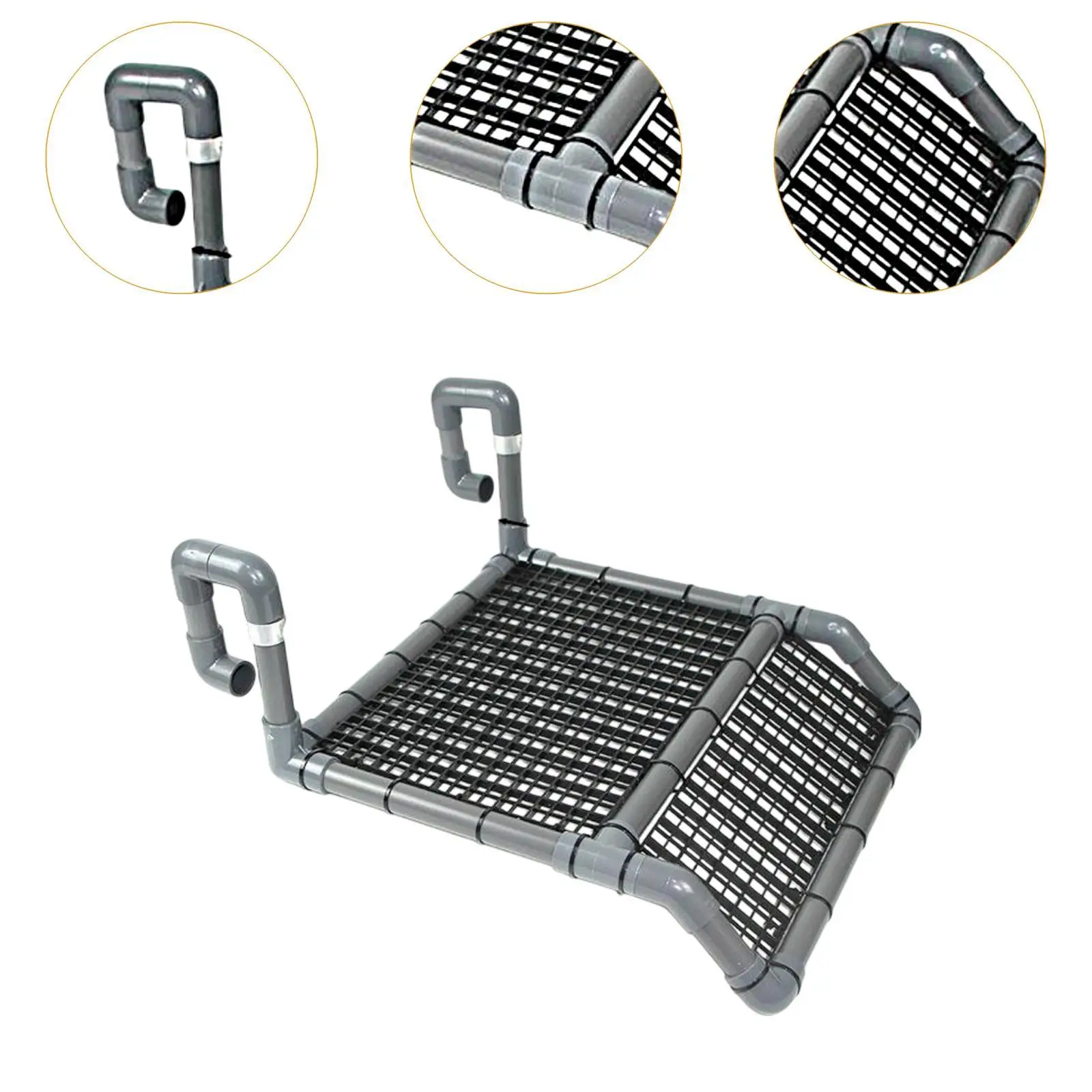 Turtle Ramp Resting Platform PP Safe Material Aquarium Dock Ladder Shelf for Pet Turtle Habitat Turtle House Equipment