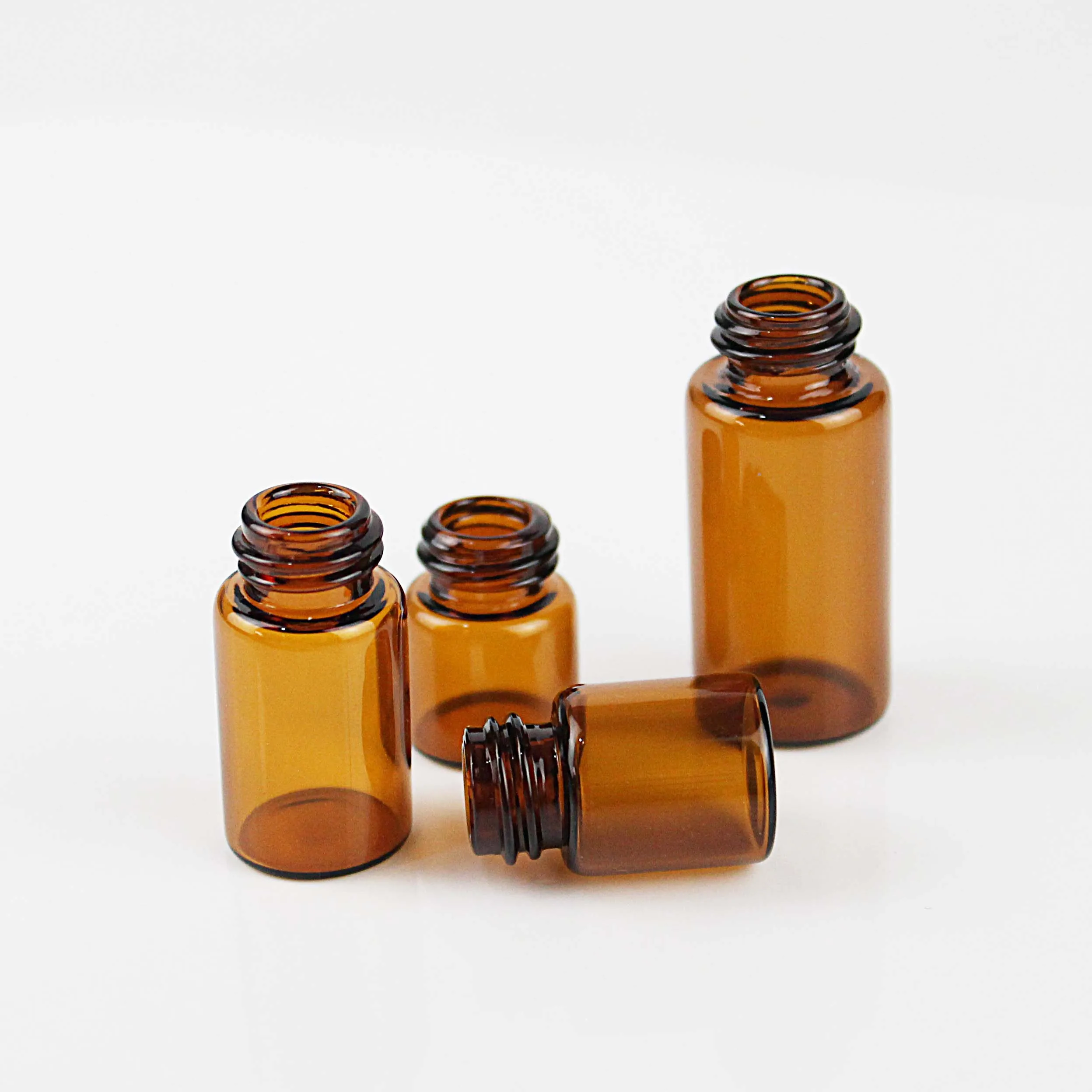 45 Petits Flacons En Verre 1ml Avec Pipettes - Parfaits Pour Huiles Essentielles, Cosmétiques