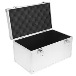 1Pc Toolbox Medicine Case Travel Makeup Container Tools Parts Aluminum Alloy Multi-purpose Storage Toiletry Containers Suitcase