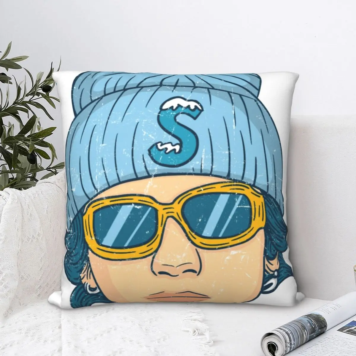 

Triplets A Sturniolo Square Pillowcase Polyester Pillow Cover Velvet Cushion Zip Decorative Comfort Throw Pillow for home Sofa