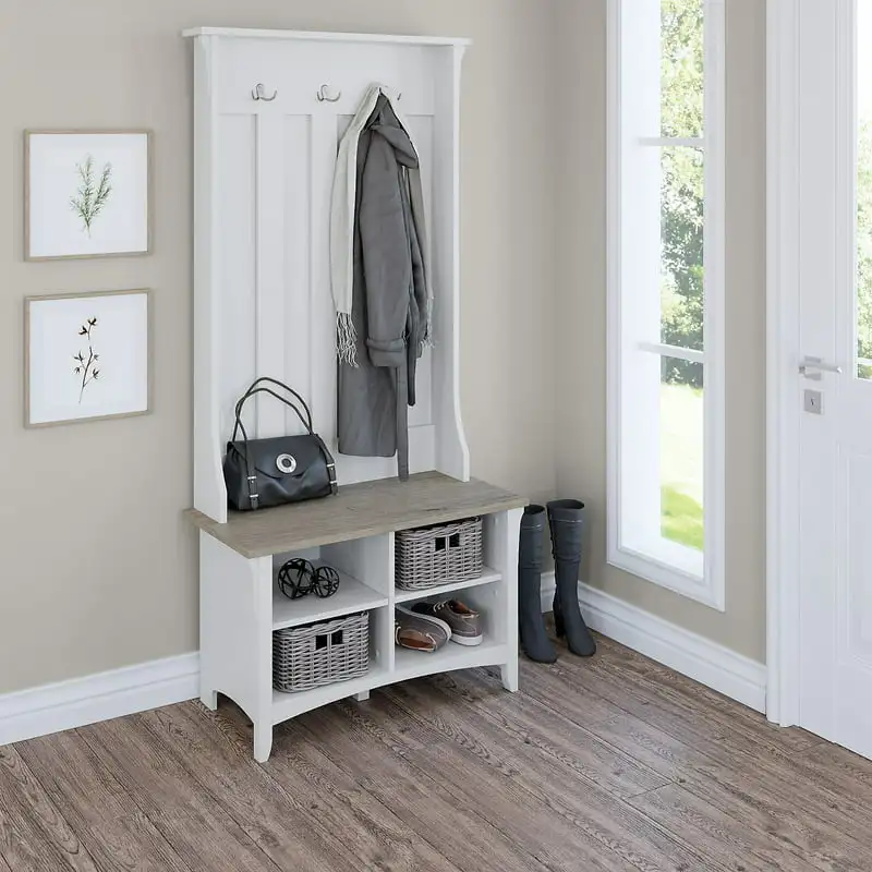 

Hall Tree with Shoe Storage