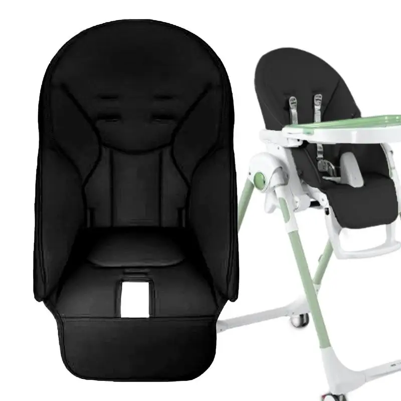 PU Leather Padding Cover Kids High Chair Cushion for Feeding Seat High Chair Padded Seat Dining chair covers Pad Comfortable