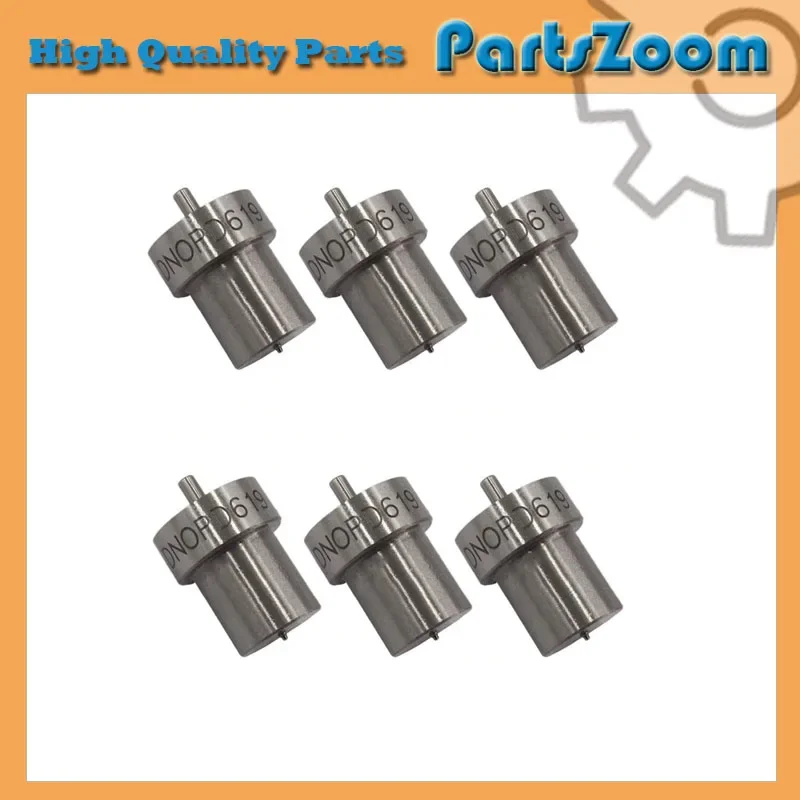 

Форсунка топливного инжектора DN0PD619 093400-6190, 6 шт., форсунки для 1KZ-T/1HZ-T/5L-E