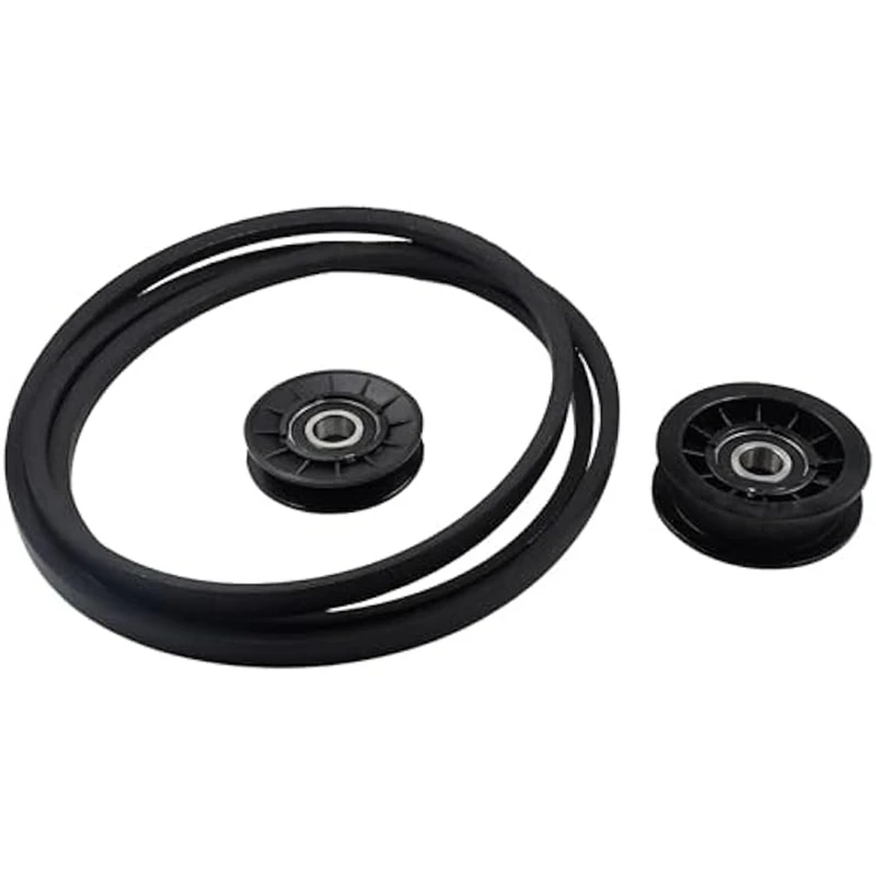 GX20286 GX20287 Flat Idler Pulley With Drive Belt GX20006 For Lawn Mower 1760097 280-143 690409MA 280-097 265-186 4