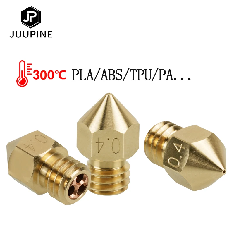 

MK8 Nozzles CHT High Flow 0.2 0.3/0.4/0.6/0.8/1.0/1.2 mm Nozzles Brass For 1.75mm CR10 CR10S KP5L Ender 3 3D Printer Accessories