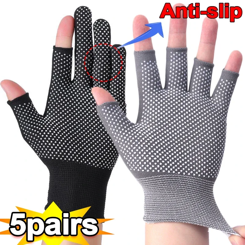 

Nylon Riding Anti-slip Gloves for Motorcycle Cycling Sports Men Women Lightweight Thin Breathable Touchscreen Work Glove