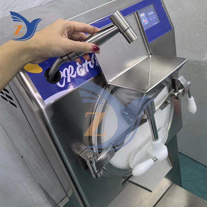 Hard Ice Cream Maker Machine ZY-38-2 Commercial Production Equipment Milk Tea Shop Automatic 60L/H Stall Buffet Restaurant 3