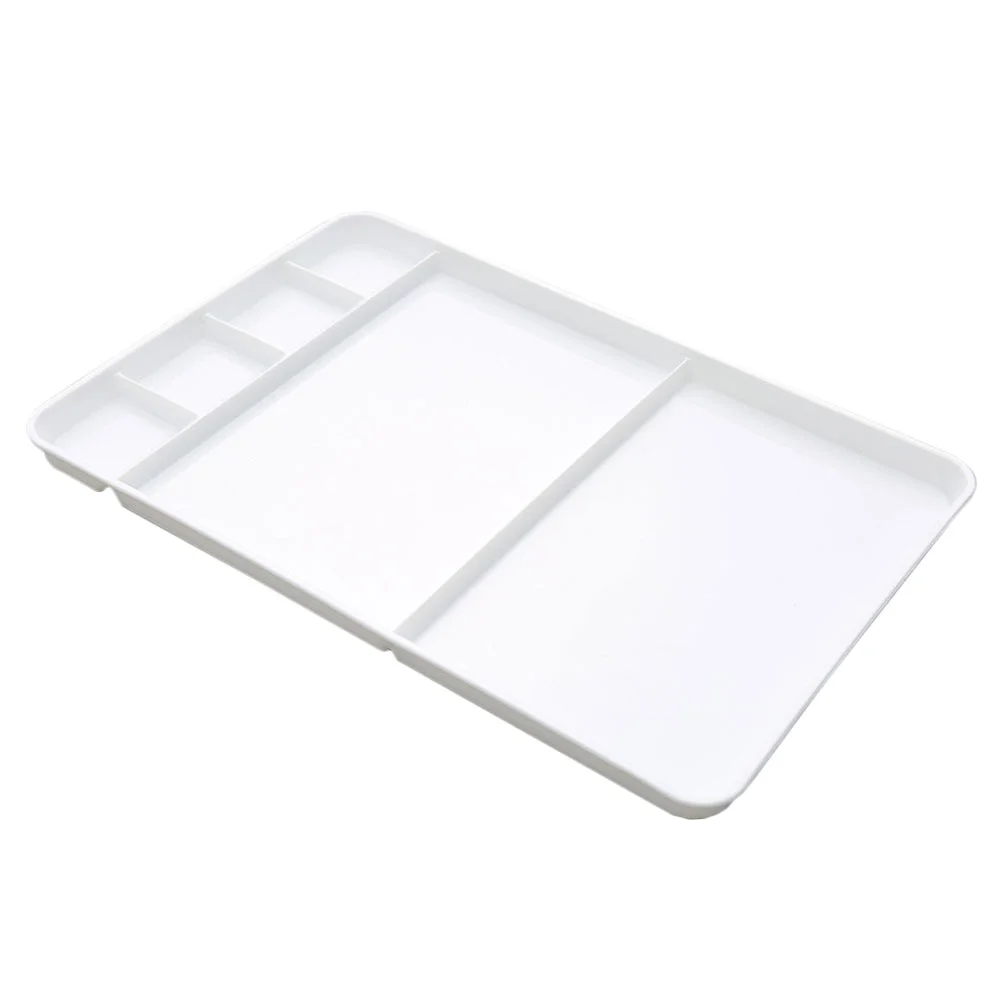 Square Multigrid Diy Paint Palette Watercolor Mixer Plastic Pigment Tray Pallet Oil Color Mixing Board Easel Supplies