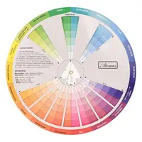 Rotation Wheel Color Board Chart Mixed Tool Painting supplies Creative Color Wheel Color Learning for Woman Man 1