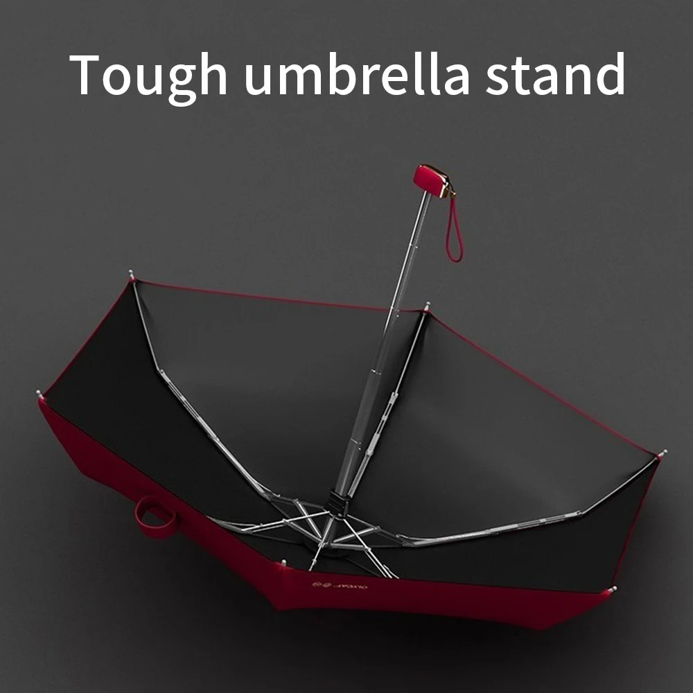 Flat Cute Mini Phone Umbrella for Women Portable Outdoor Pocket Sun Parasol Summer Shade Umbrellas for Girls