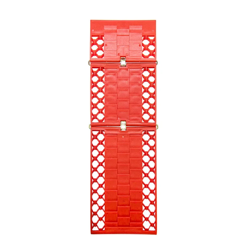 Collapsible Tire Traction Pad Emergency Car Escape Board 2pcs Reliable Car Escape Device for Snow Ice Mud and Sand Traction Boards