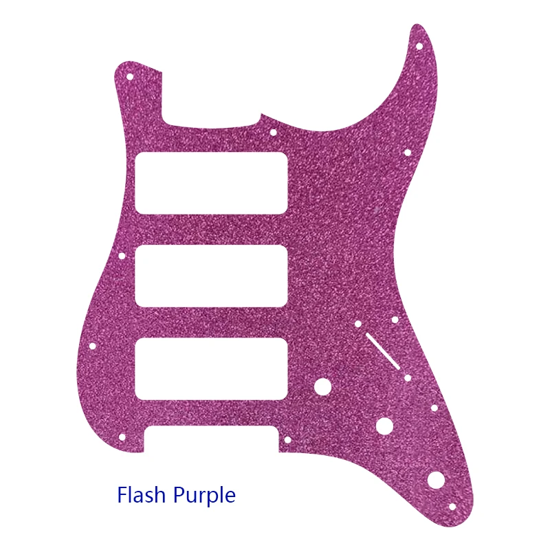 Pleroo Great Quality Parts 3 P90 Strat Guitar PICKGUARD For US 11 Screw Holes Strat 3 P90S Humbucker Flame Pattern