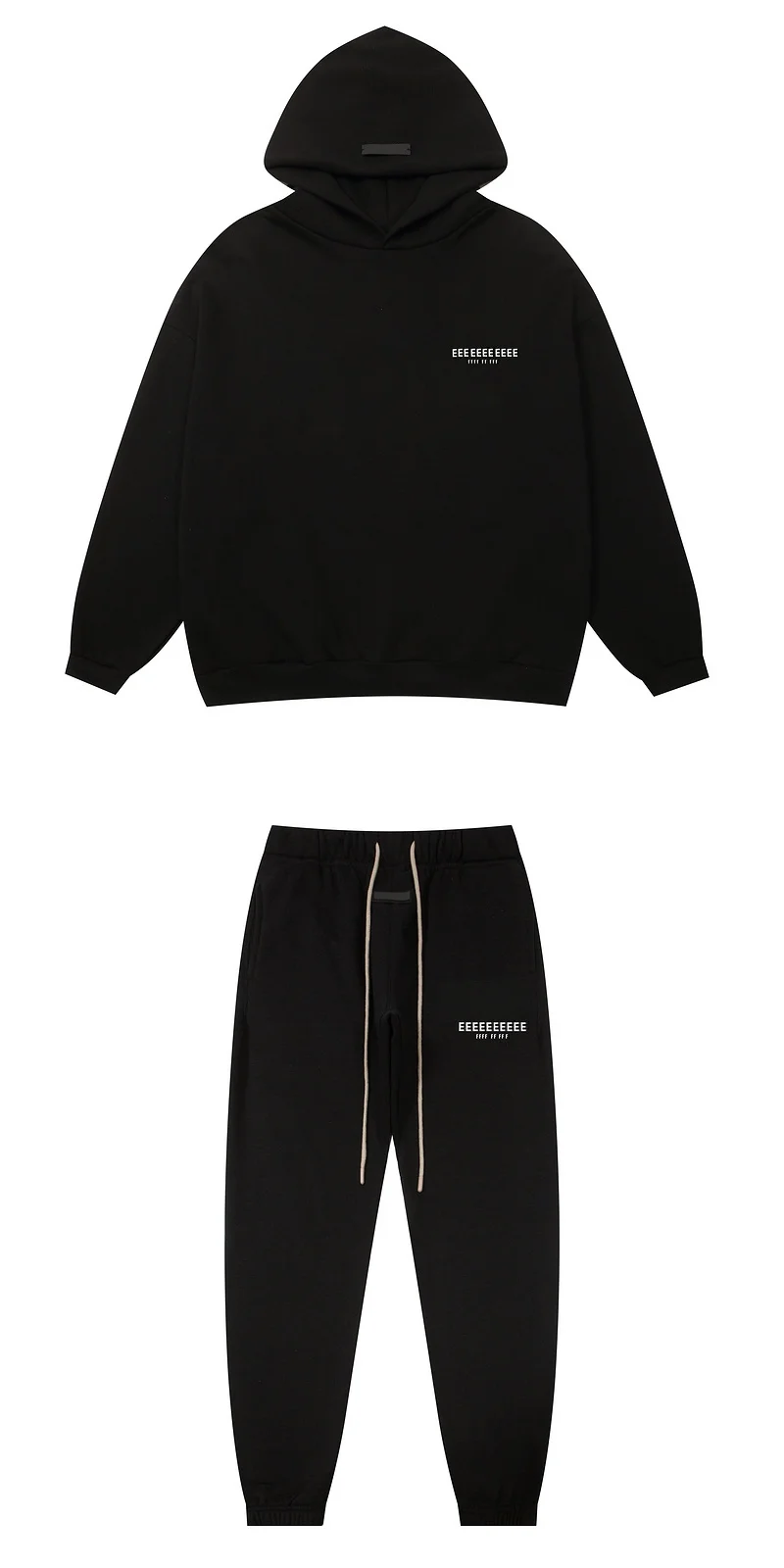 Classic Brand Hoodies Sweatpants Set High Quality Fleece Sweatshirts Men’s Hiphop Streetwear Oversize Tracksuits Hoodies Pants