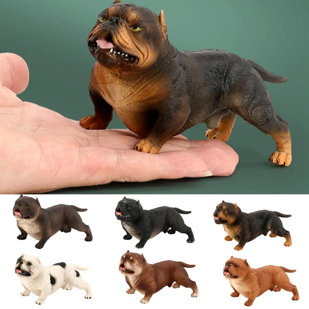 Simulatie Hond Model Speelgoed Gesimuleerde Collectible Plastic Simulatie Wild Bully Pitbull Model Voor Hobby Collection Hot Koop| | - AliExpress