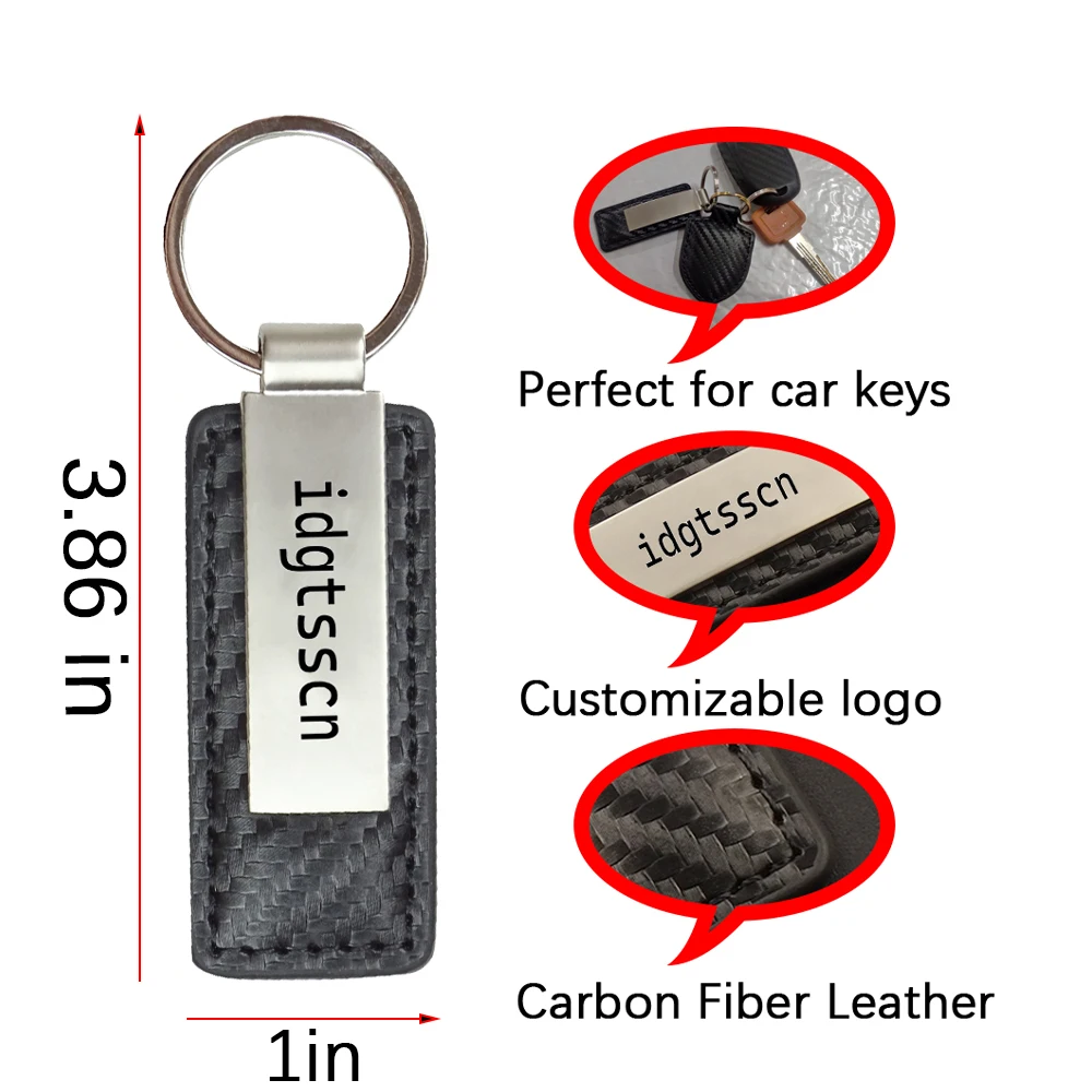 Fashion Decoration Key Holder Car Accessories Most Popular Bulk Sell Black  Genuine Leather Metal Key Chain - China Keychain and Metal Keychain price
