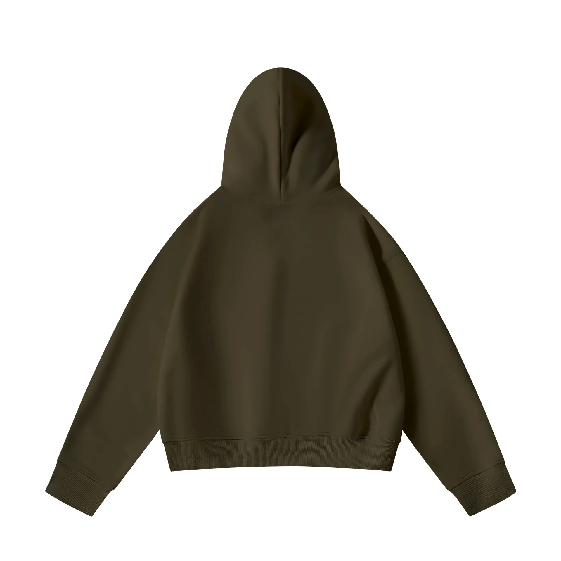 MAQVOB Top Quality 450G Heavyweight EU US Size High Street Clean Fit Short Hooded For Men And Women Loose Thick Boxy Hoodie