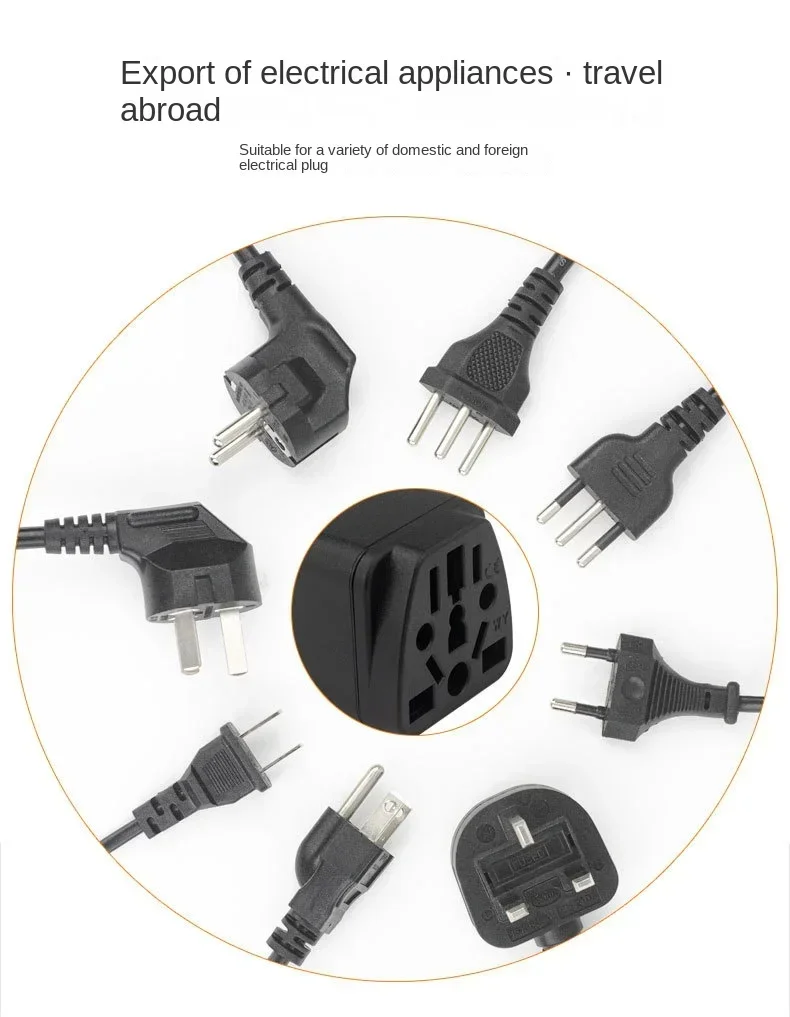 Universal German Russia AU UK Kr EU to US AC Power Socket America Plug USA Travel Charger Japan Adapter Converter Type B 10A